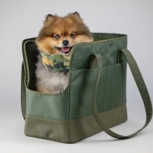 Oskar&friends Pet tote bag in Sage Green (Used)